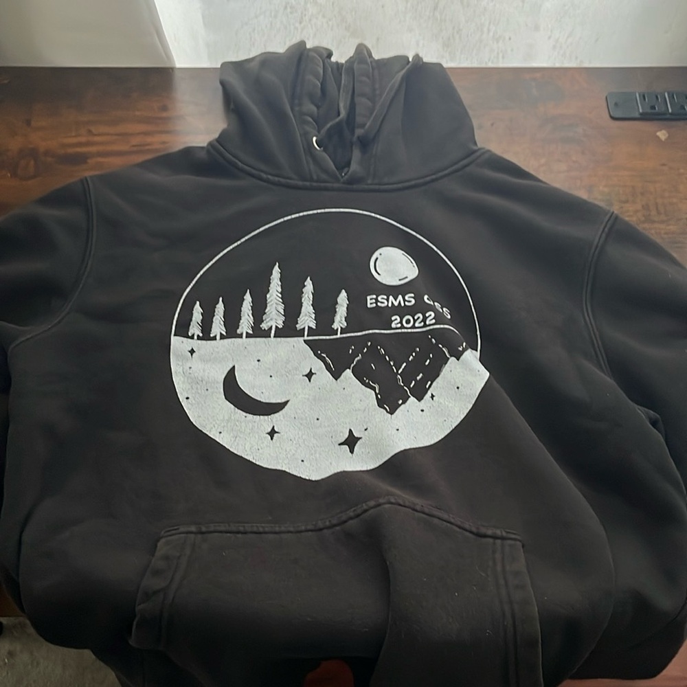 Black hoodie